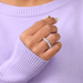 semi mount rounf solitaire accent ring 