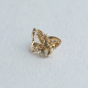  Yellow Butterfly Cut Lab Diamond