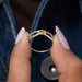 A close look of fancy yellow emerald shaped lab made diamond ring